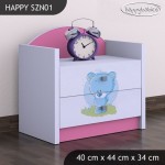 Nočna omarica Happy babies Moder medvedek 17 SZN1